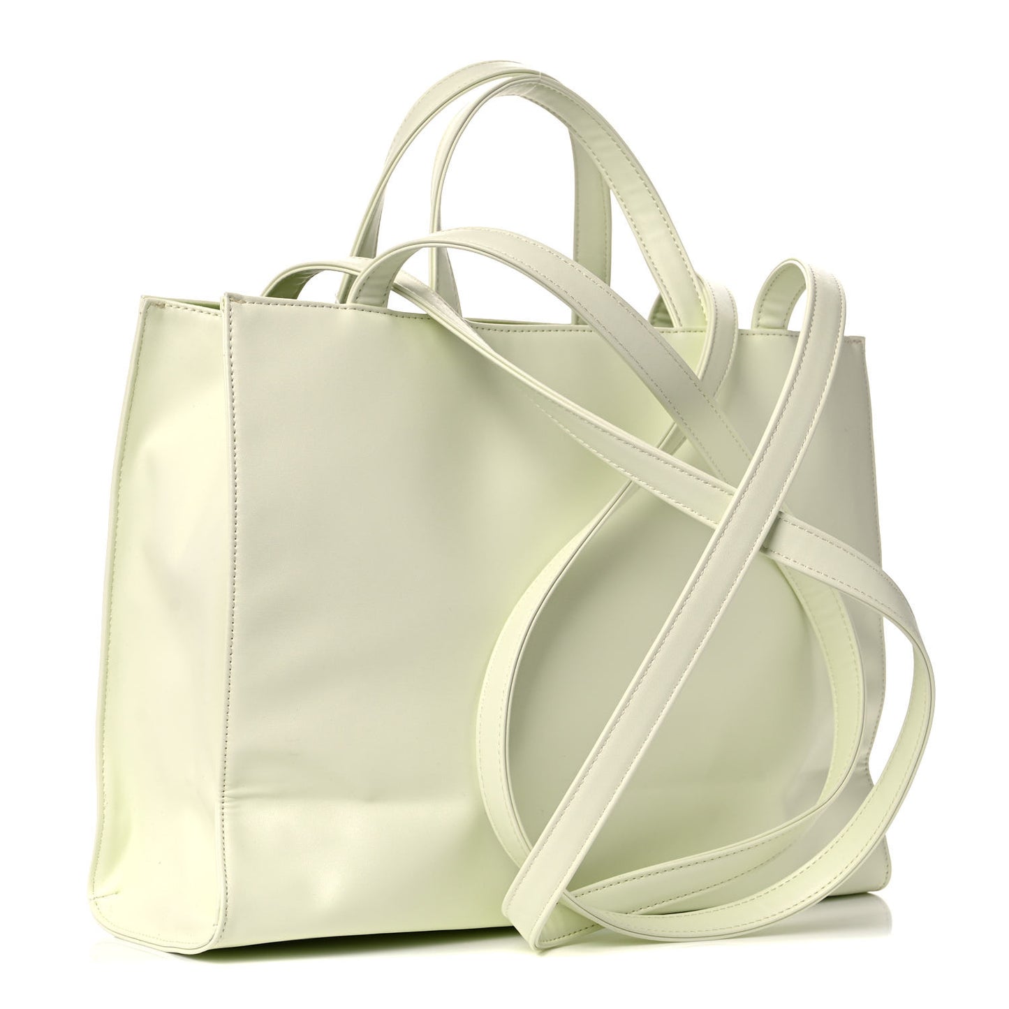 Vegan Leather Medium Shopping Bag Glue