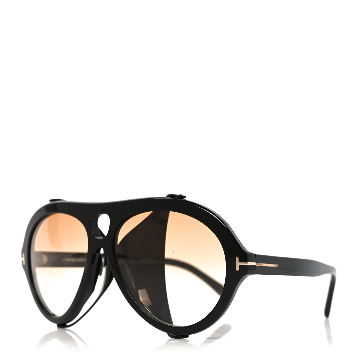 Tom Ford Acetate Neughman Sunglasses TF882 Black 1 of 6