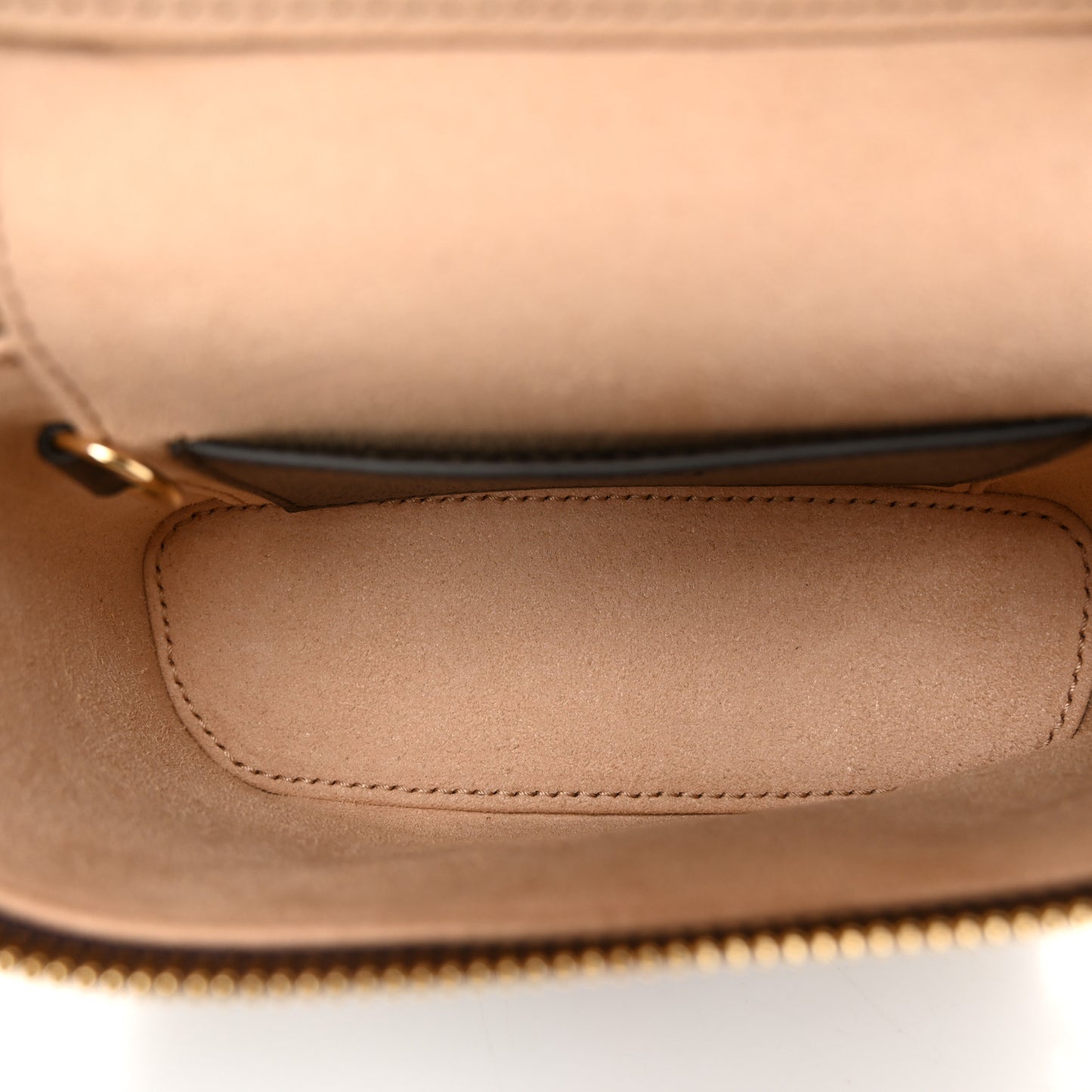 GG Supreme Monogram Textured Calfskin Web Mini Ophidia Top Handle Bag Beige Ebony New Acero