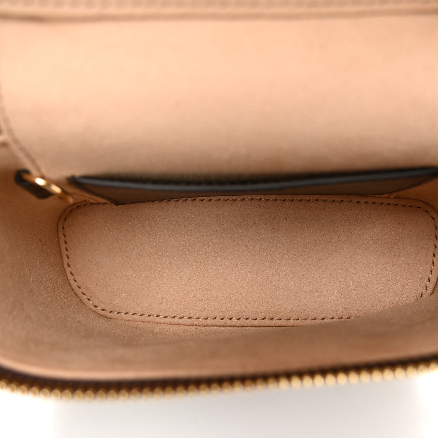 Gucci GG Supreme Monogram Textured Calfskin Web Mini Ophidia Top Handle Bag Beige Ebony New Acero 5 of 11