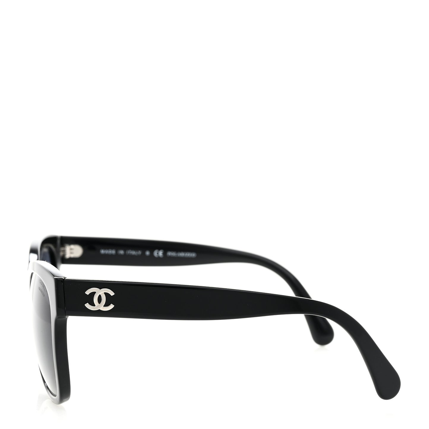 Acetate Polarized Square CC Sunglasses 5380 Black