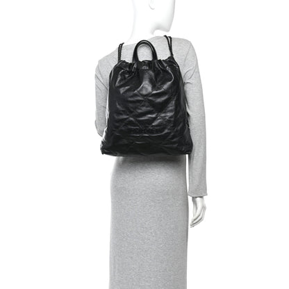 Chanel Shiny Calfskin Quilted Chanel 22 Backpack So Black 2 of 12