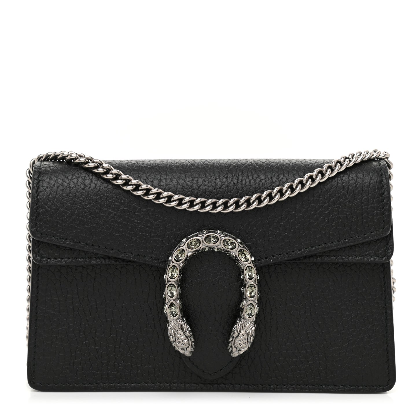 Calfskin Super Mini Dionysus Shoulder Bag Black