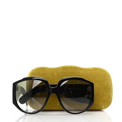Gucci Acetate Oversized Interlocking G Sunglasses GG0151S Black 8 of 8