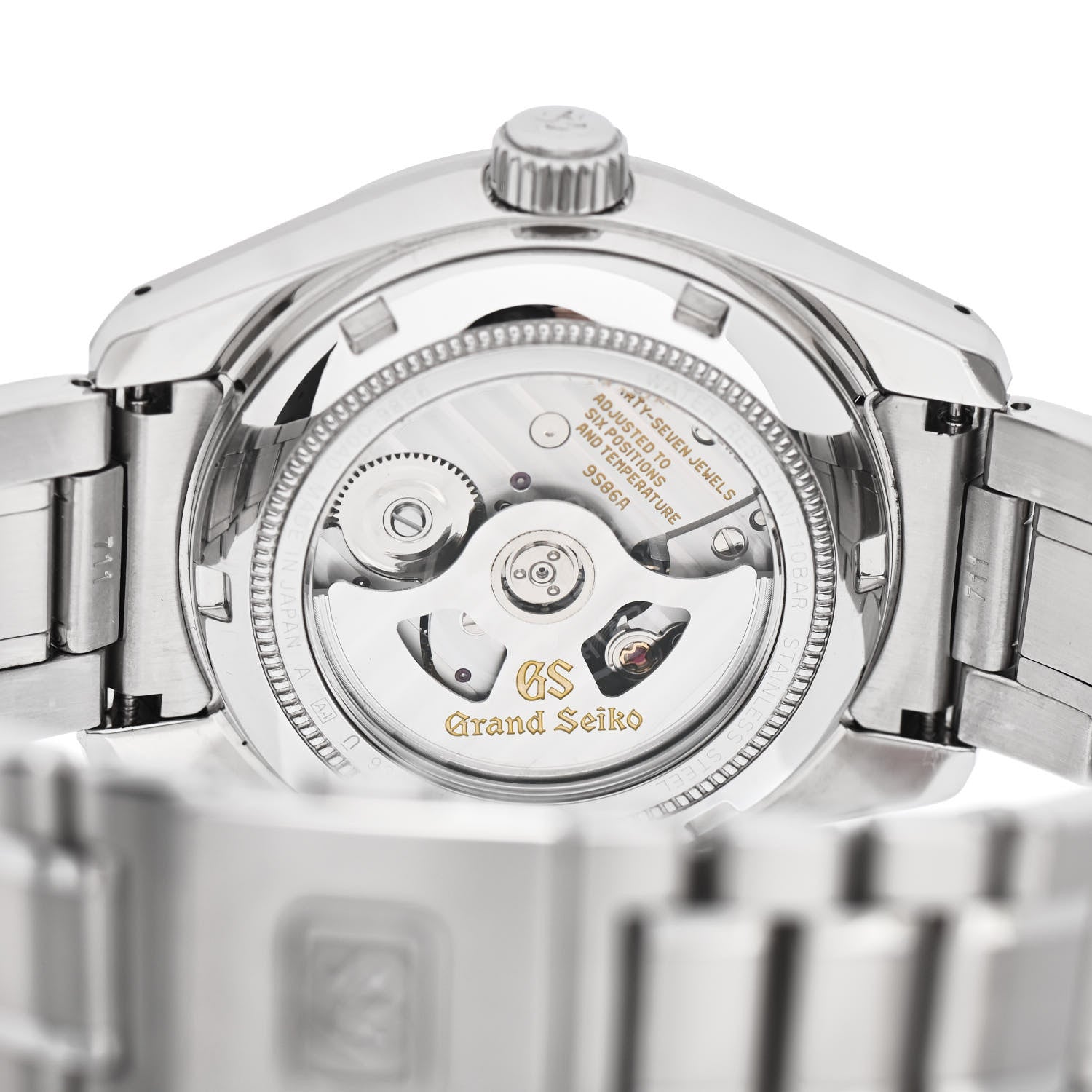 Grand Seiko Stainless Steel 40mm Mechanical High-Beat 36000 GMT Automatic Watch Black SBGJ203 4 of 5