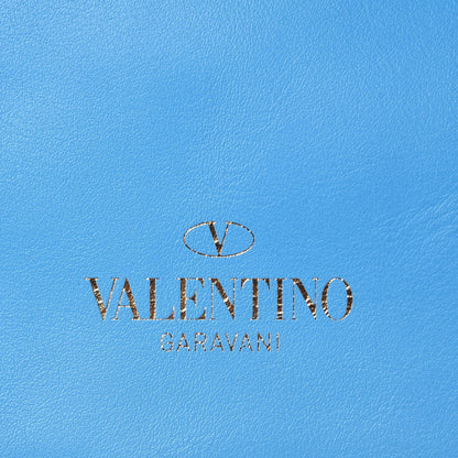 Valentino Garavani Vitello Large Rockstud Zip Wristlet Pouch Parrot 8 of 10