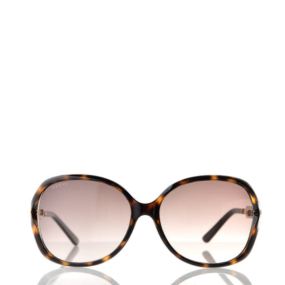Gucci Acetate Oversized Butterfly Sunglasses GG 0076S Havana 2 of 9
