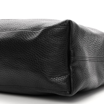 Gucci Pebbled Calfskin Medium Soho Chain Shoulder Bag Black 10 of 12