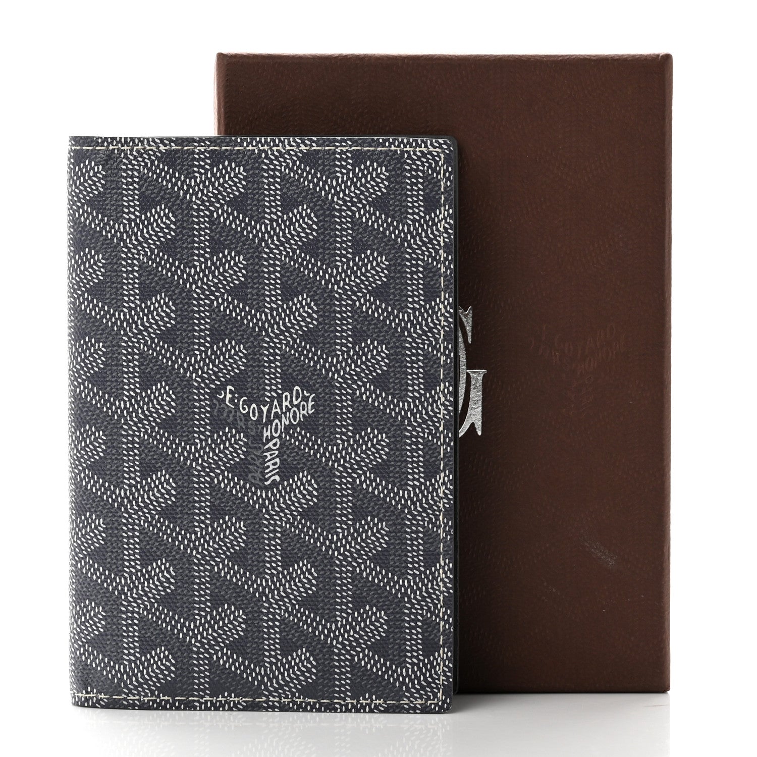 Goyard Goyardine Grenelle Passport Wallet Grey 7 of 7
