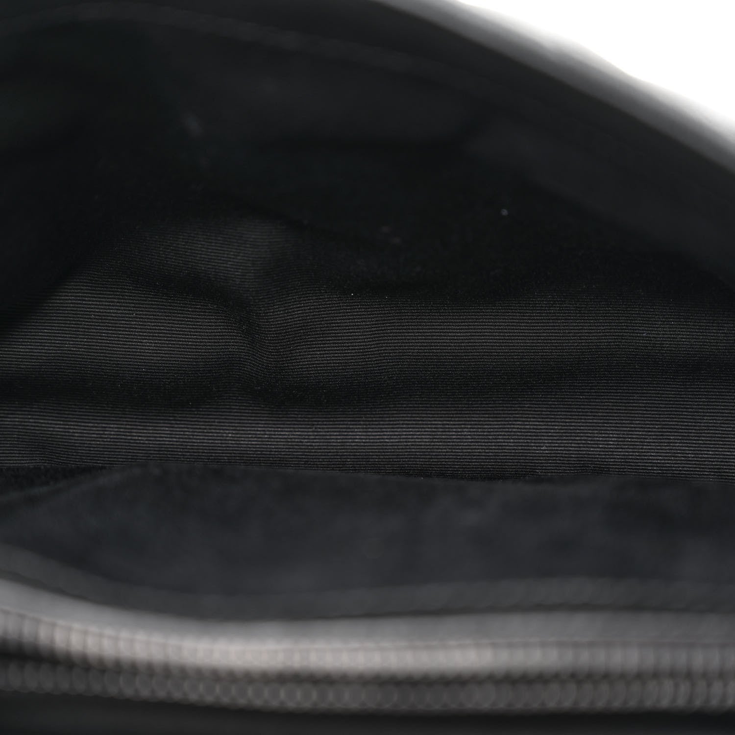 Saint Laurent Sheepskin Matelasse Chevron Monogram Monochrome Medium College Bag Black 5 of 11