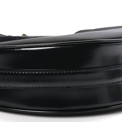 Prada Re-Nylon Spazzolato Arque Shoulder Bag Black 8 of 10
