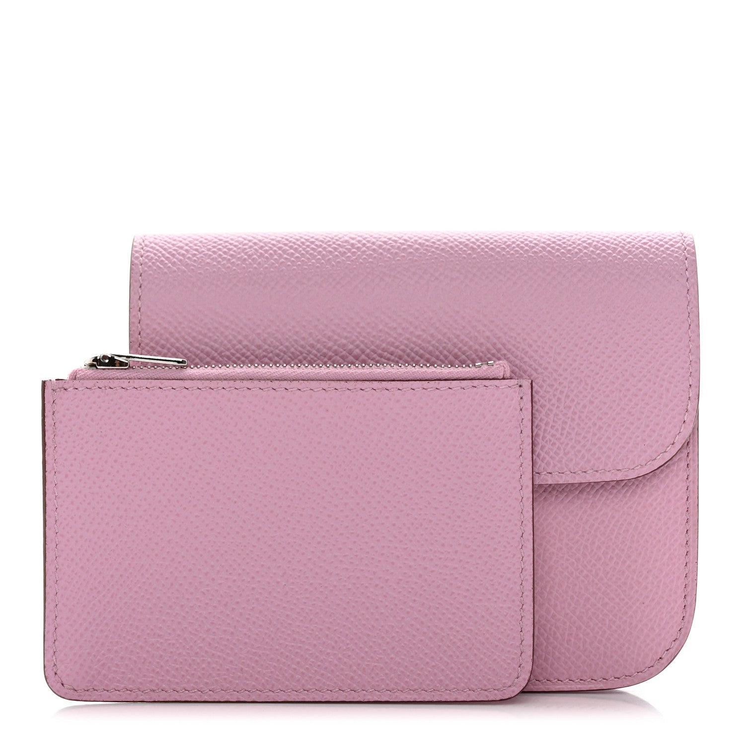 Hermes Epsom Constance Slim Wallet Mauve Sylvestre 2 of 8