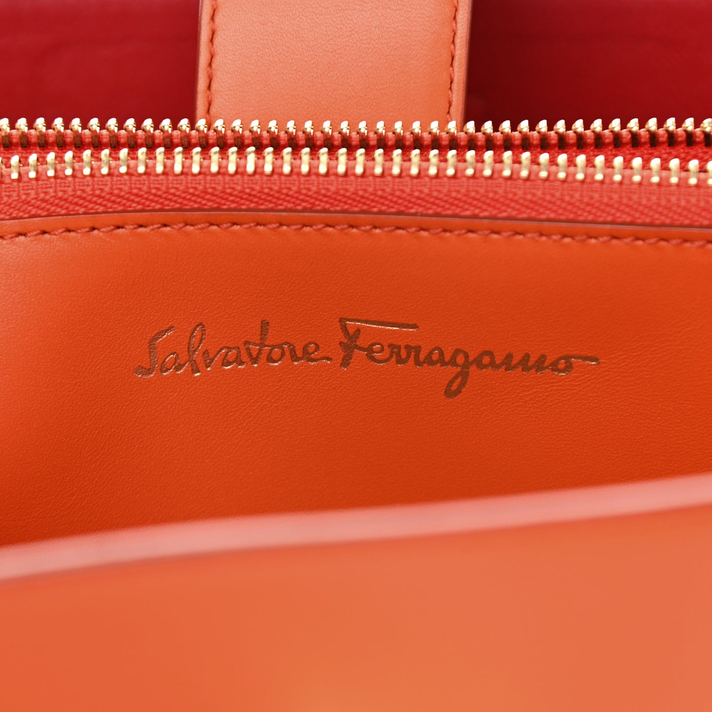 Calfskin Juliette Lock Story Tote Sunset