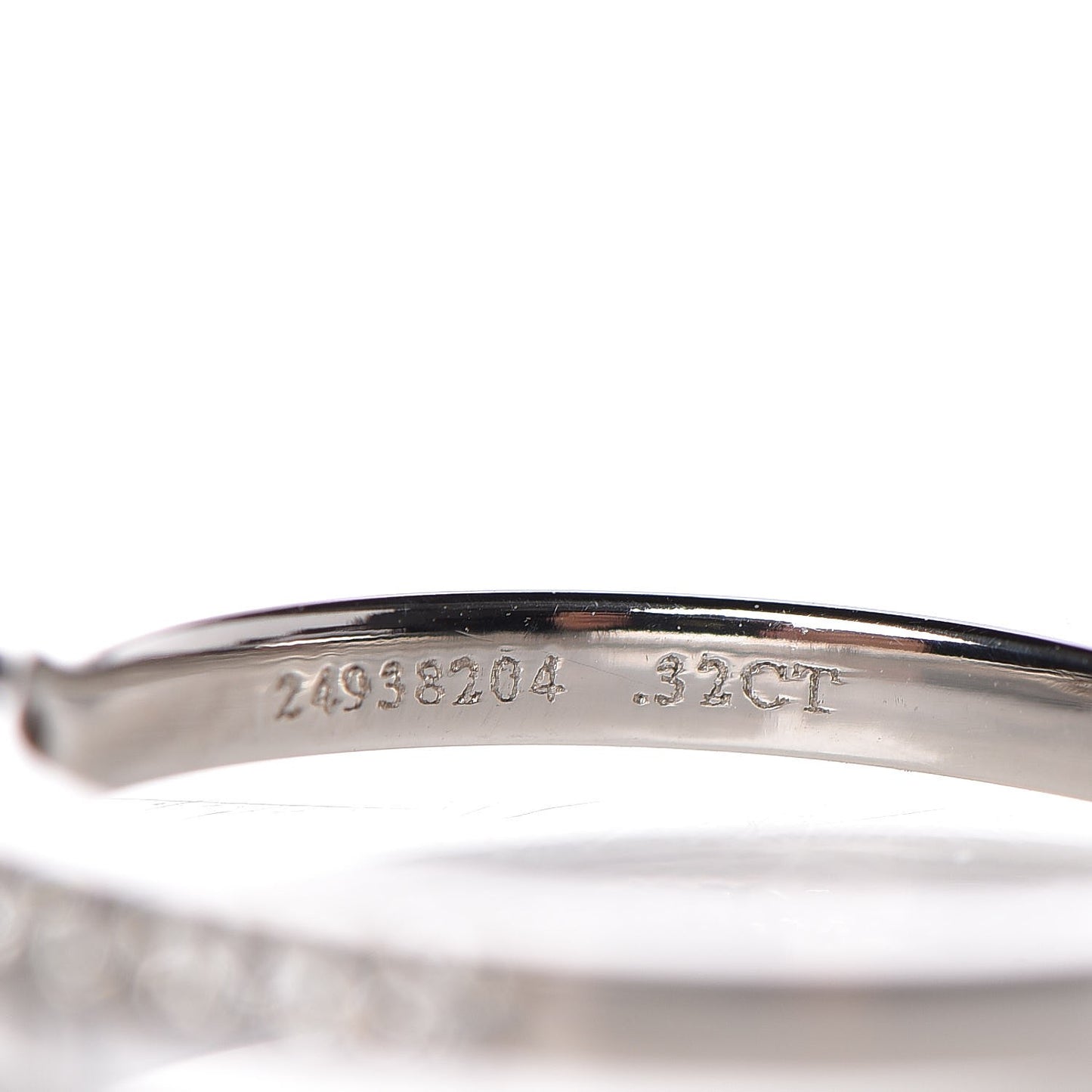 Platinum Diamond .32ct Novo Ring 5.25