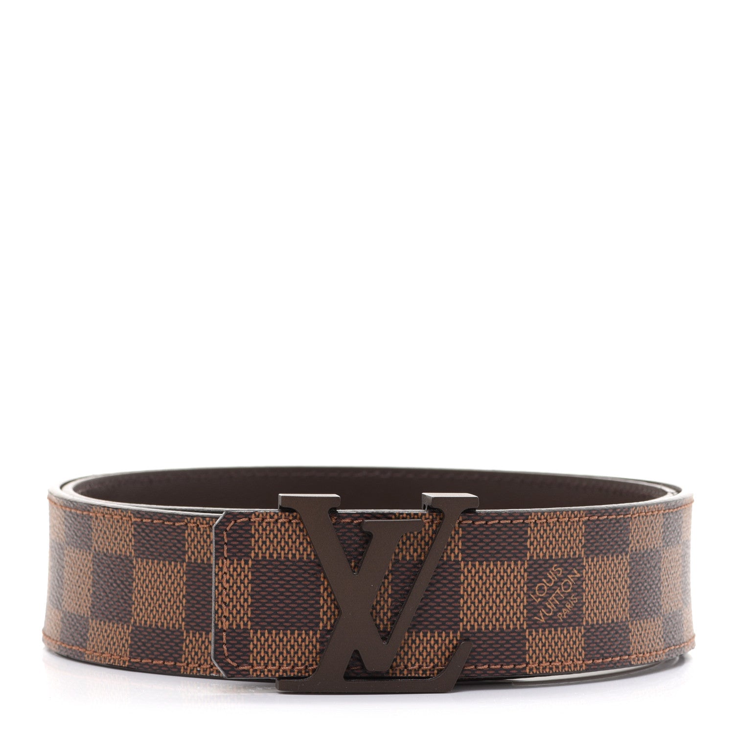 Louis Vuitton Damier Ebene 40mm LV Initiales Belt 90 36 1 of 8