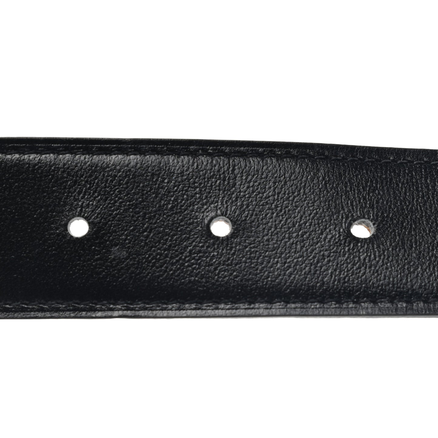 Box Togo 32mm Guilloche H Belt 80 Black Gold