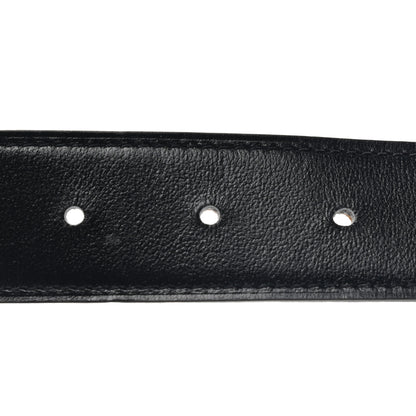 Hermes Box Togo 32mm Guilloche H Belt 80 Black Gold 4 of 7