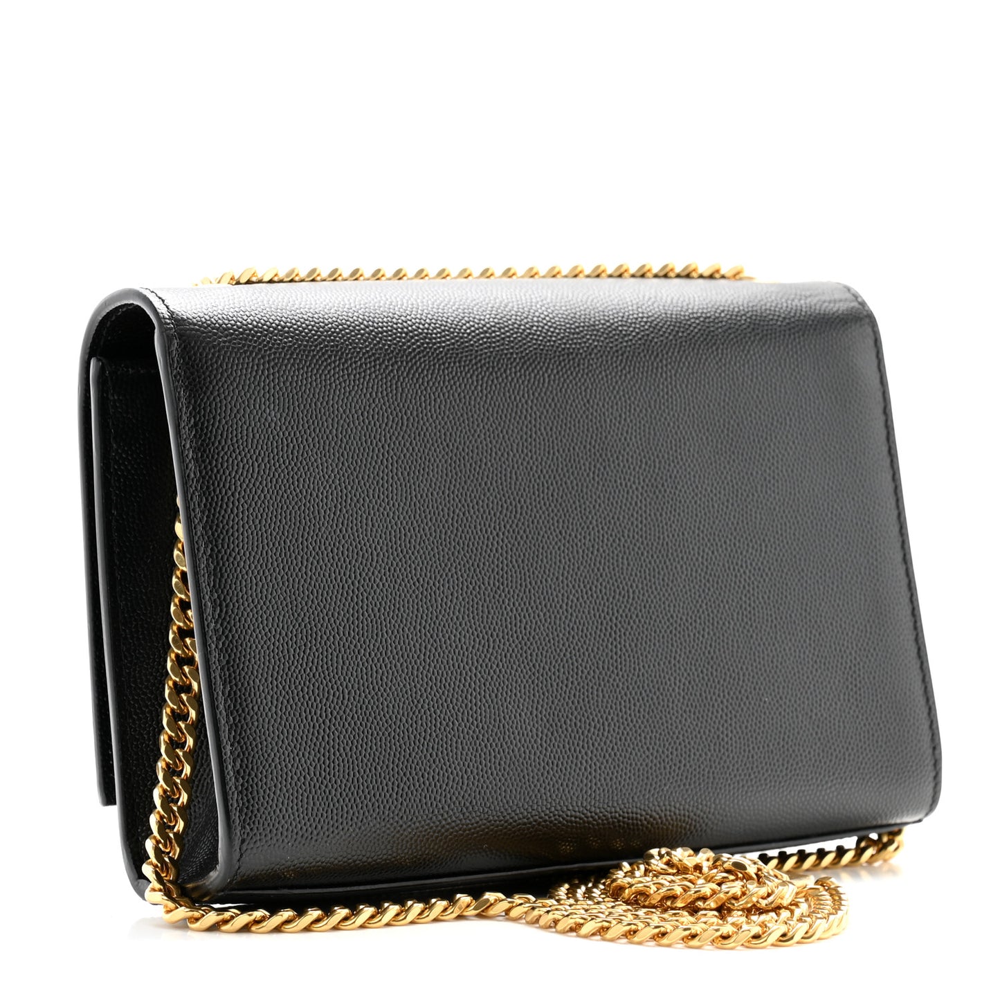 Grain De Poudre Small Classic Monogram Kate Tassel Satchel Black