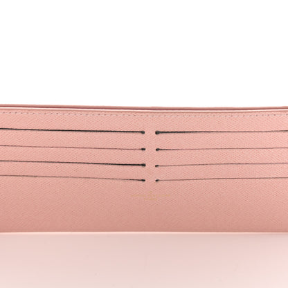 Louis Vuitton Damier Azur Pochette Felicie Chain Wallet Rose Ballerine 14 of 15