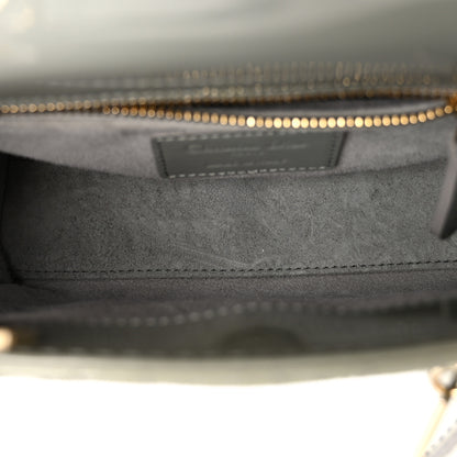Christian Dior Patent Cannage Mini Lady Dior Grey Stone 5 of 10