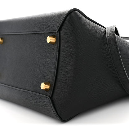 Celine Grained Calfskin Mini Belt Bag Black 9 of 10
