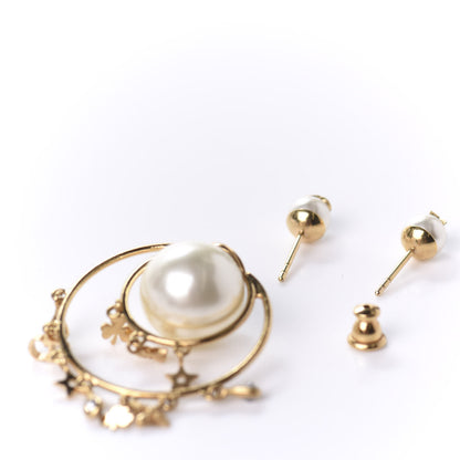 Christian Dior Pearl Tribales Earrings Gold 3 of 5