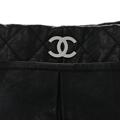 Chanel Washed Lambskin Natural Beauty Tote  Black 8 of 11