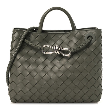 Bottega Veneta Nappa Intrecciato Small Andiamo Shoulder Bag Pickle 1 of 9