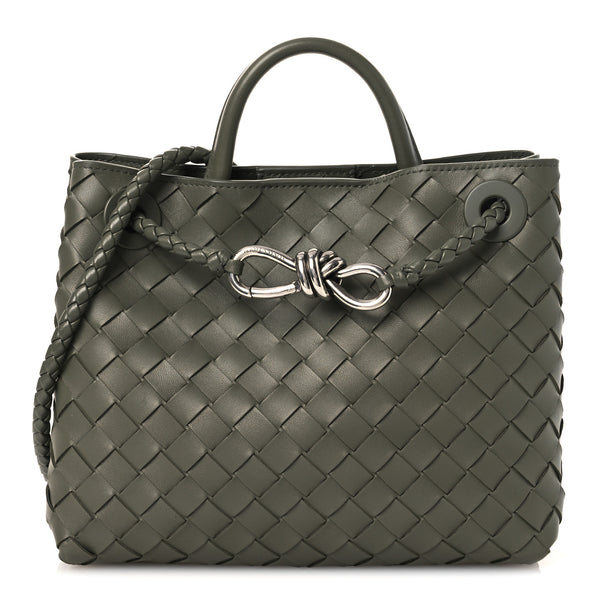 Bottega Veneta Nappa Intrecciato Small Andiamo Shoulder Bag Pickle