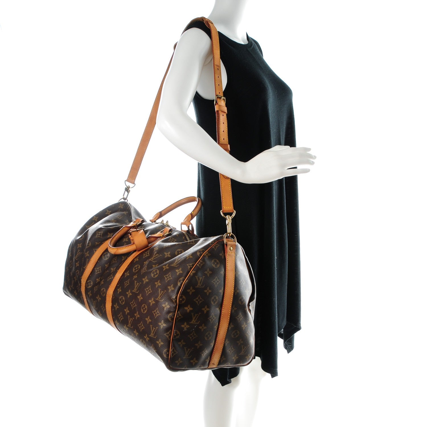 Louis Vuitton Monogram Keepall Bandouliere 55 2 of 10