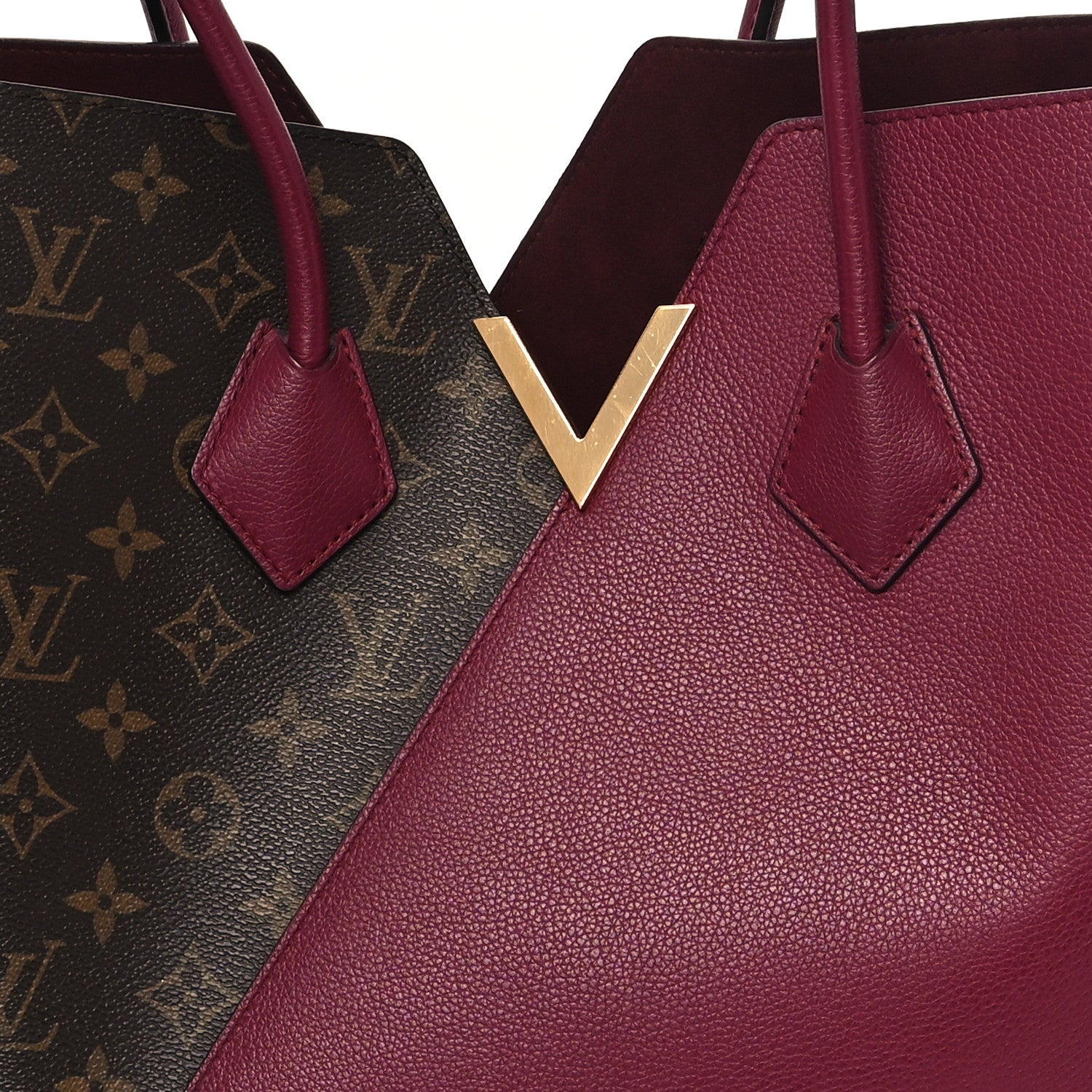 Louis Vuitton Calfskin Monogram Kimono Tote Grape 7 of 13