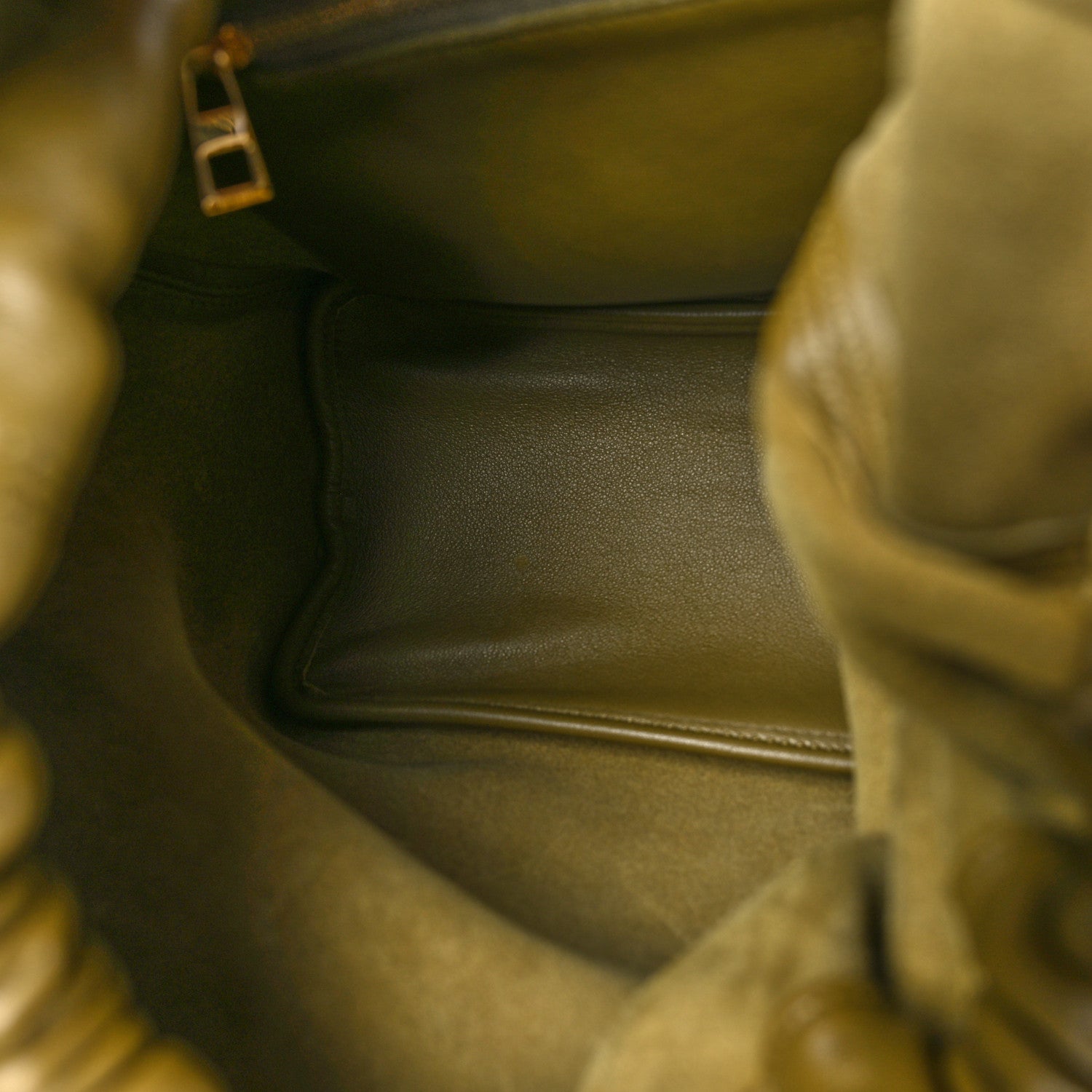 Loewe Mellow Nappa Small Squeeze Bag Olive 5 of 9