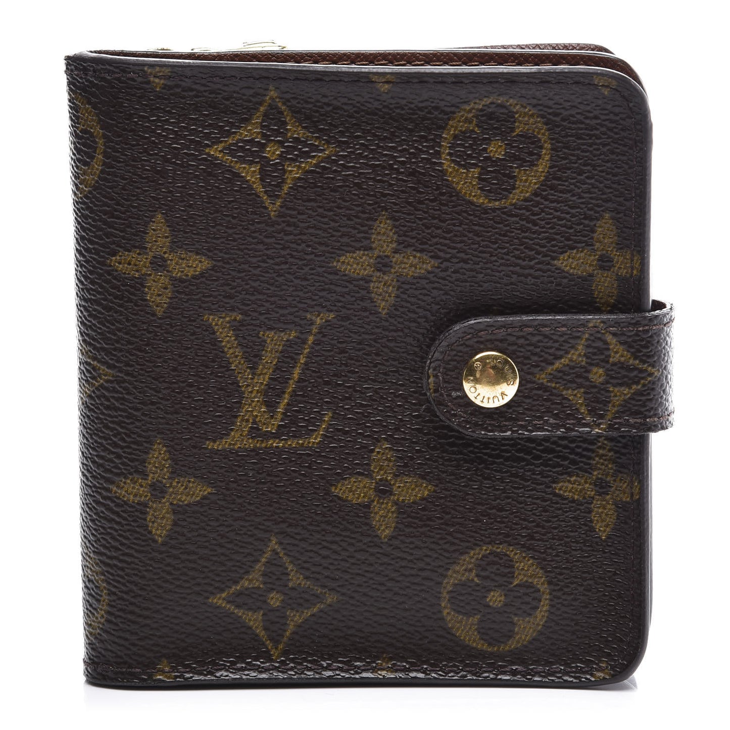 Monogram Compact Zippe Zipped Wallet
