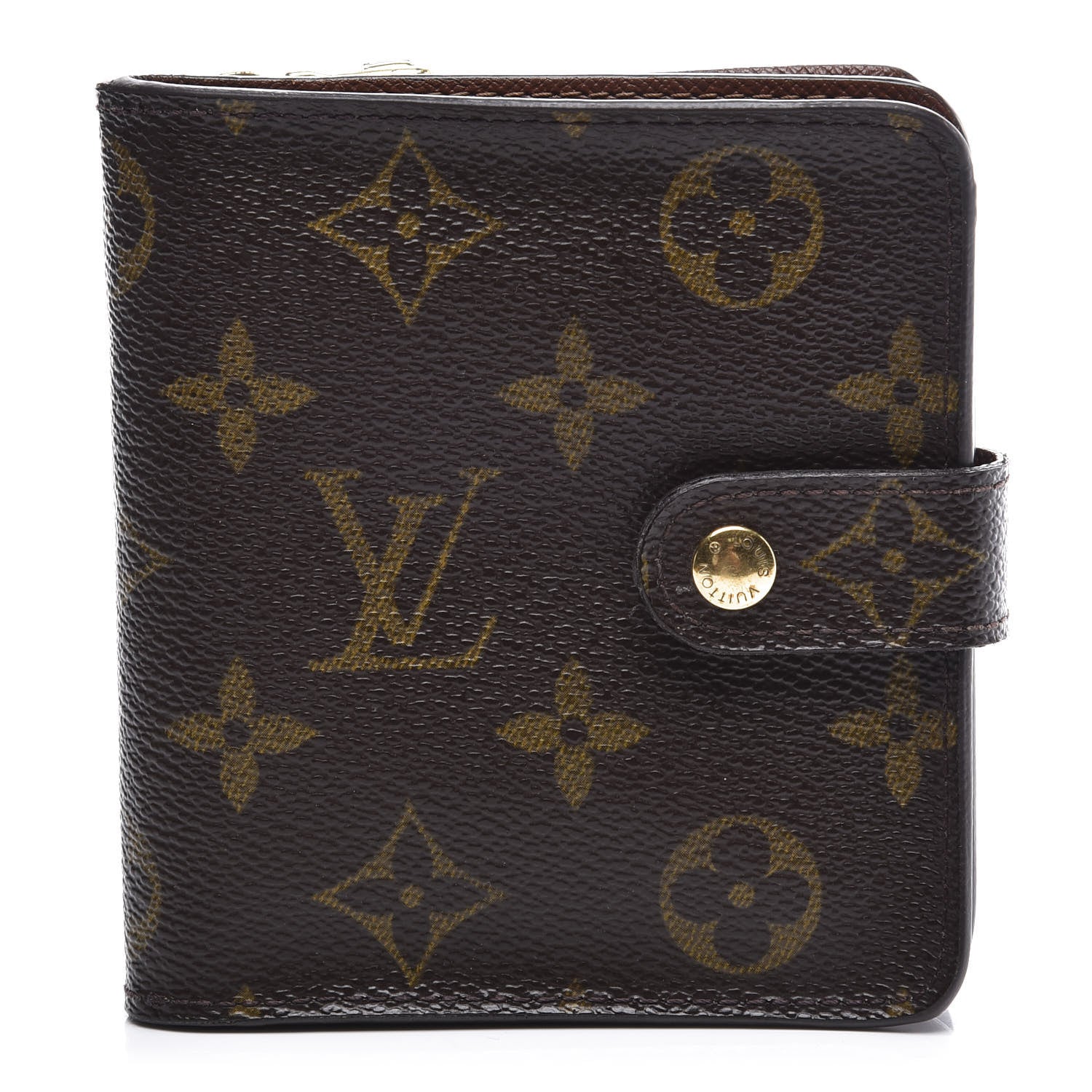 Louis Vuitton Monogram Compact Zippe Zipped Wallet 1 of 11