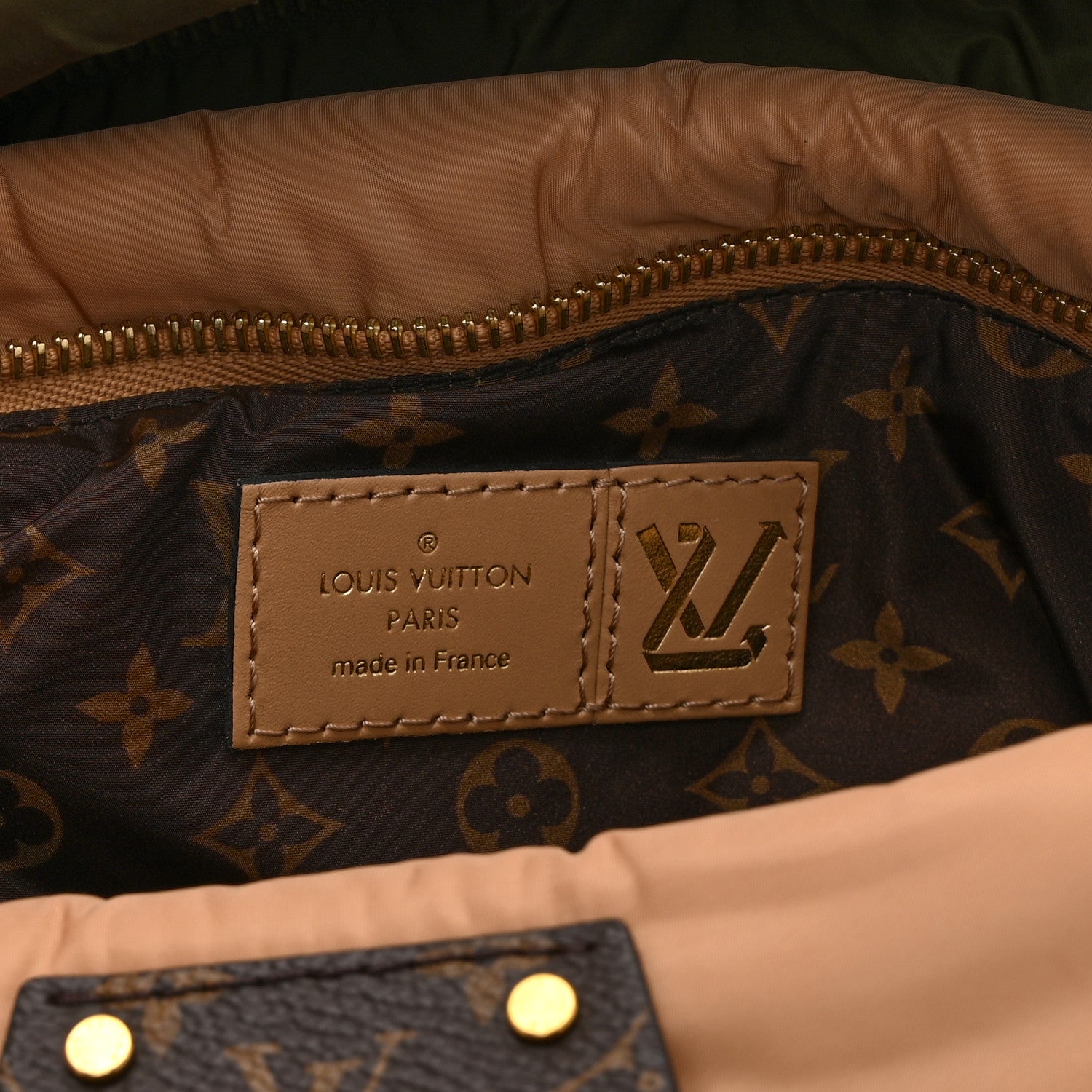 Louis Vuitton Econyl Monogram Pillow Maxi Multi Pochette Accessories Kaki Beige 8 of 11