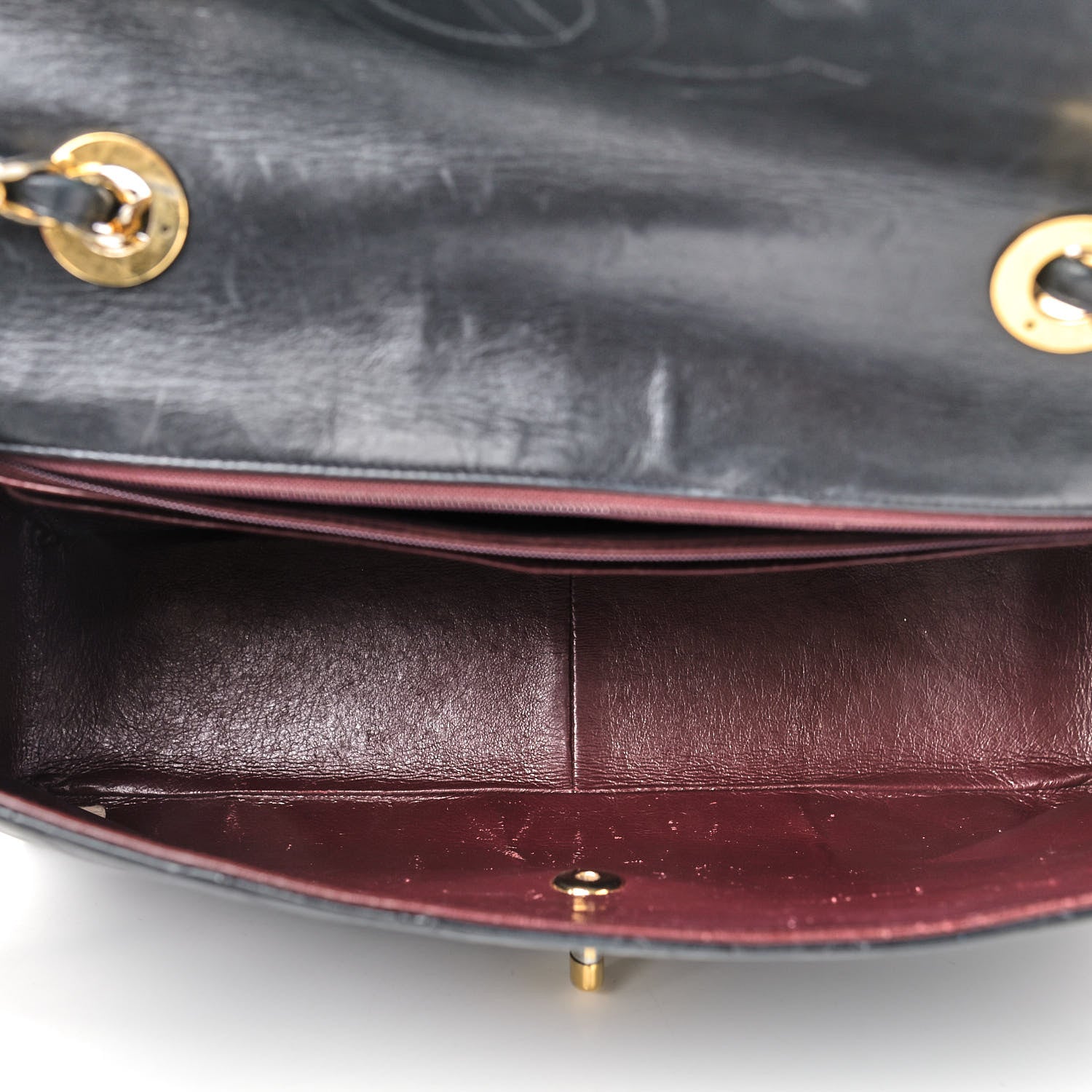 Chanel Lambskin Quilted XL Jumbo Single Flap Black 5 of 21