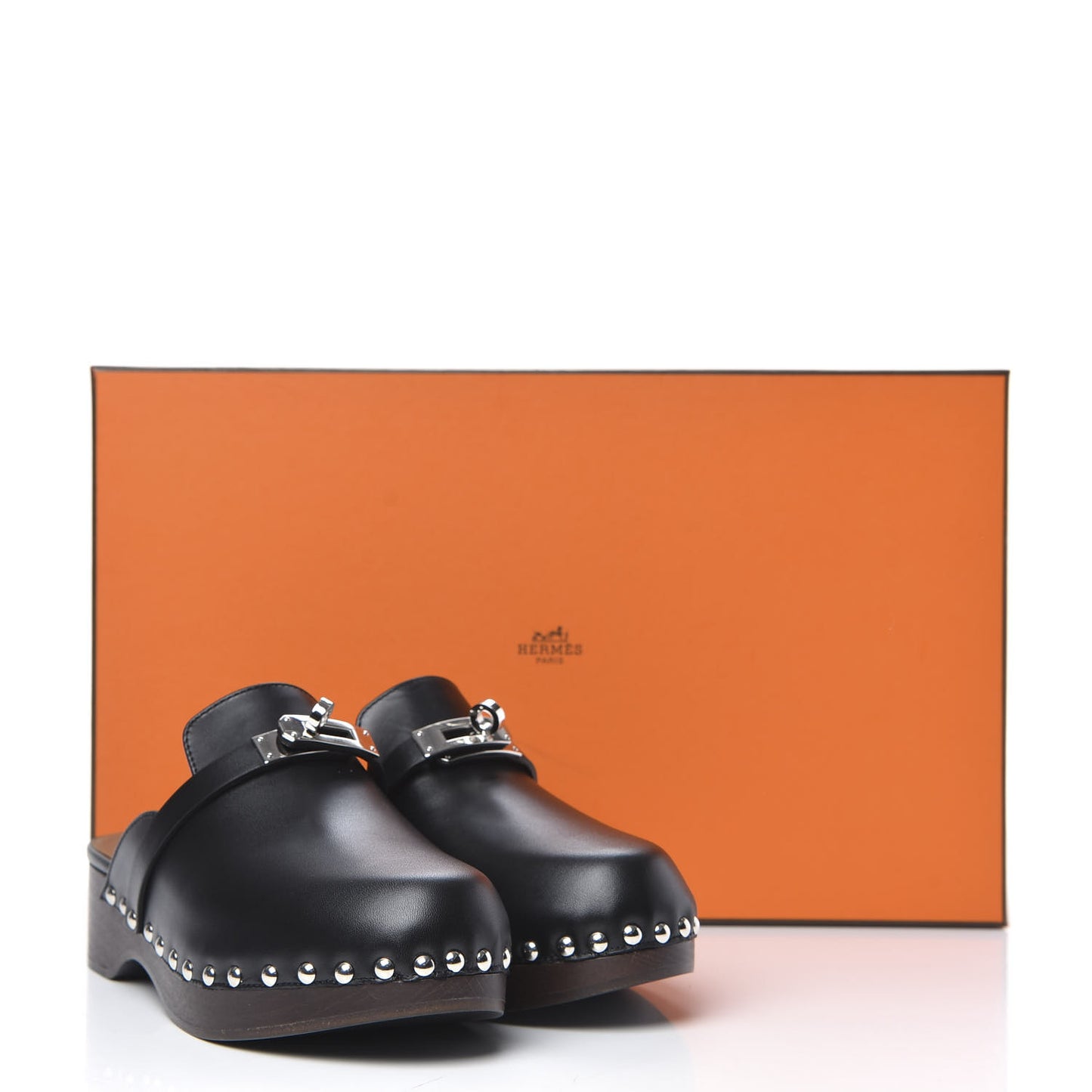 Calfskin Carlotta Mules 35 Black