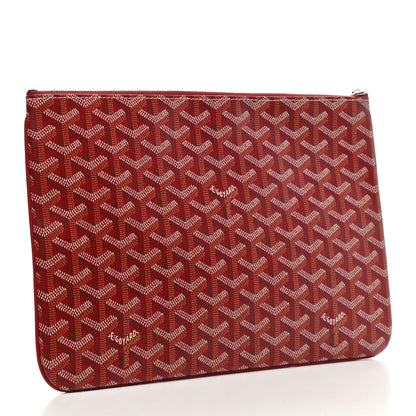 Goyard Goyardine Senat Pochette MM Red 4 of 16