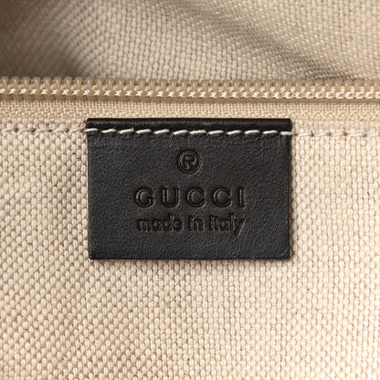 Gucci GG Supreme Monogram Small Zippered Tote Dark Brown 6 of 11