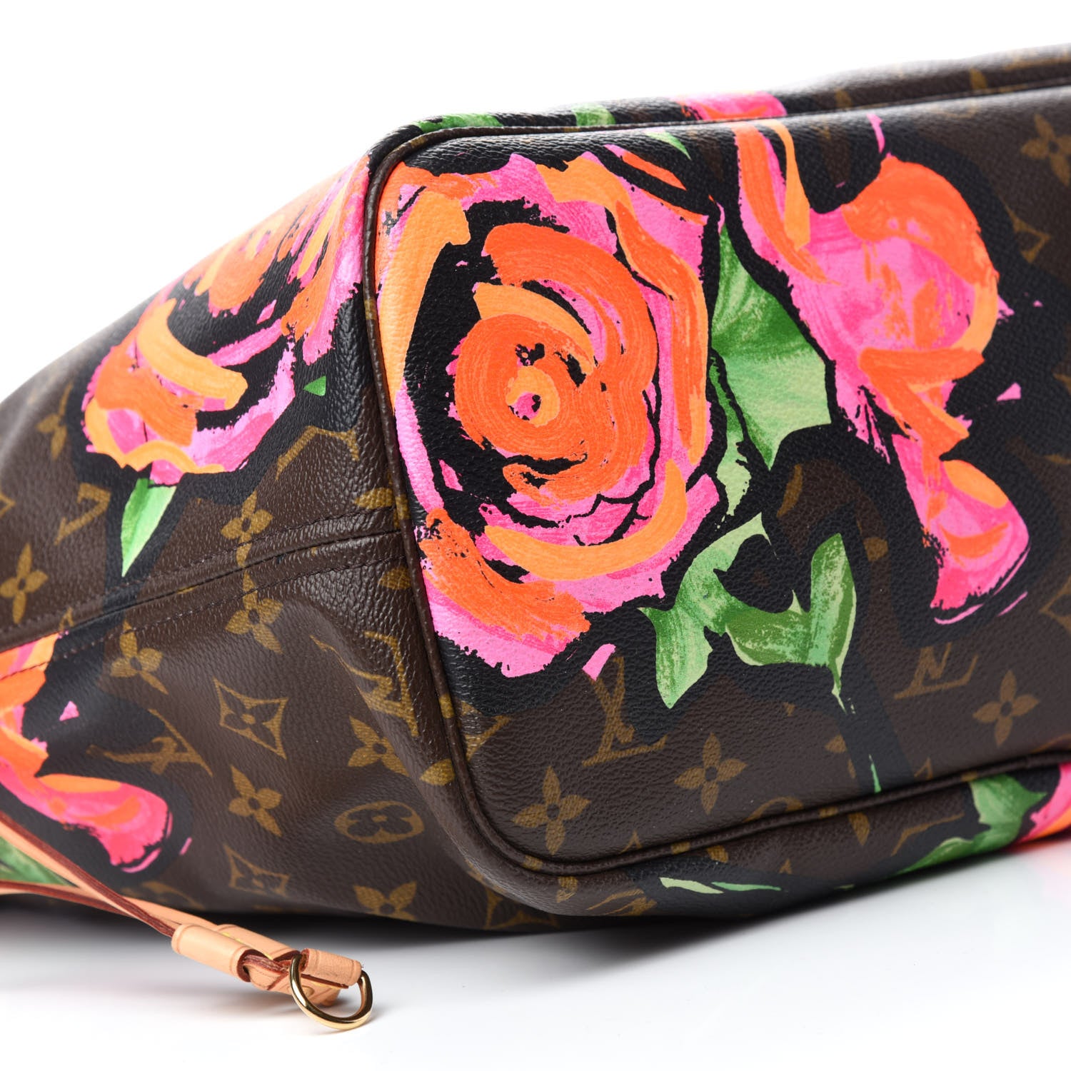 Louis Vuitton Monogram Roses Neverfull MM 6 of 11