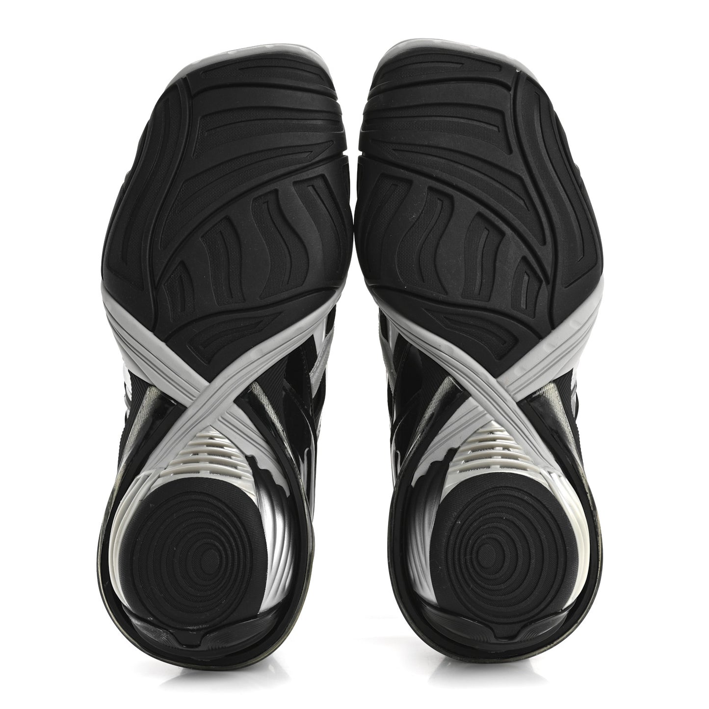 Rubber Womens Mesh Tyrex Sneakers 36 Black Grey