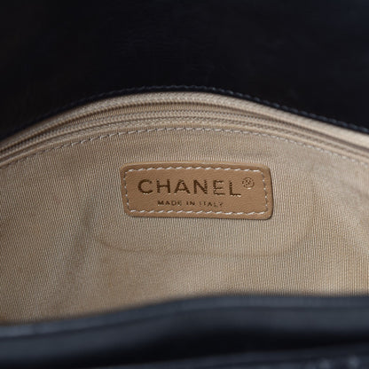 Chanel Calfskin Quilted Retro Chain Flap Black 6 of 9