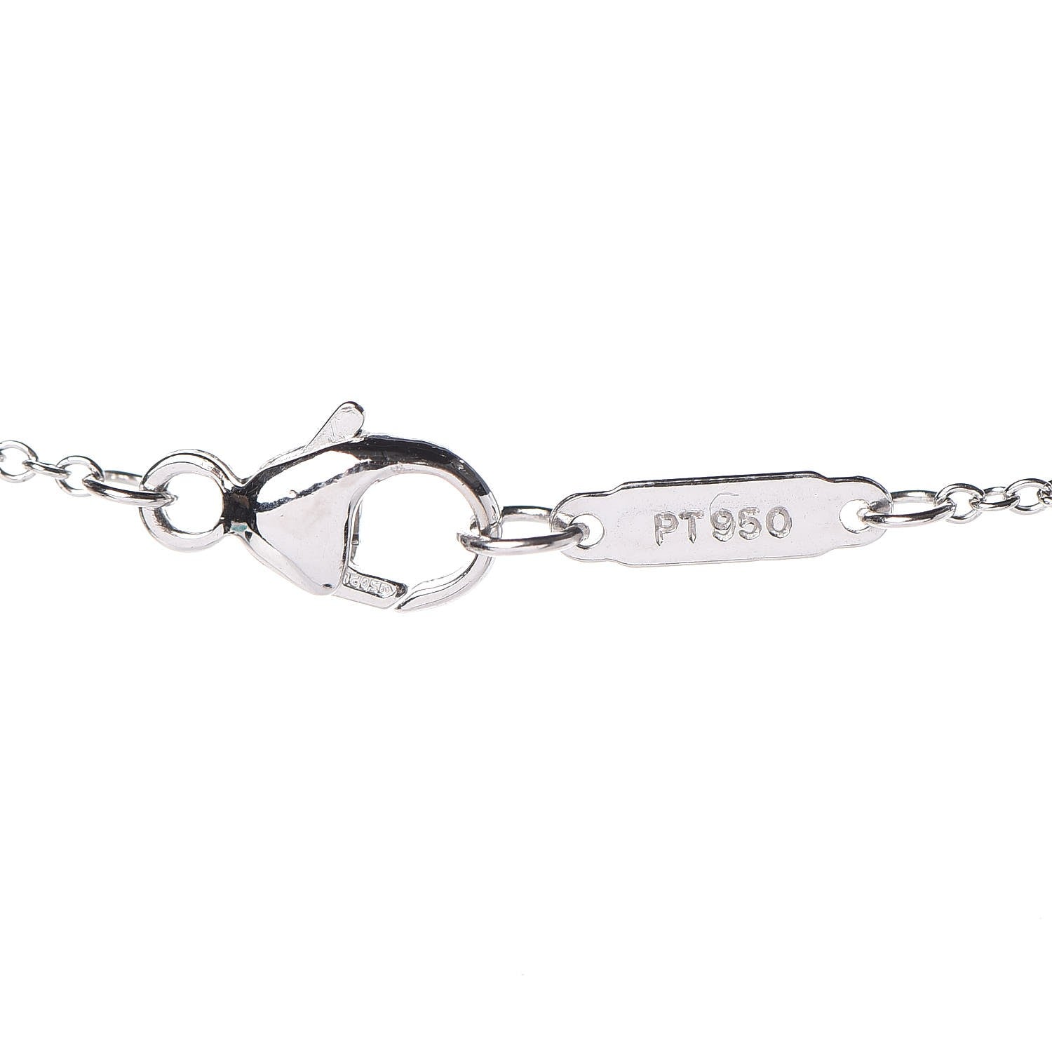 Tiffany Platinum Diamonds Heart Lariat Necklace 5 of 7