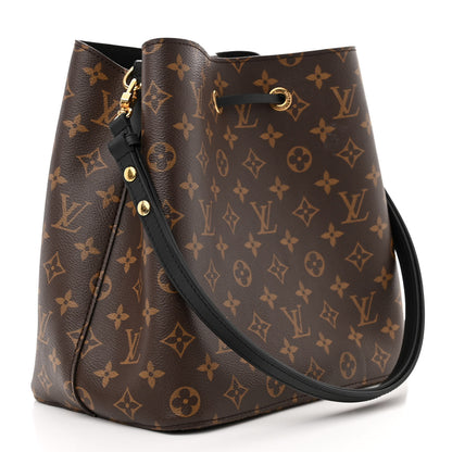 Louis Vuitton Monogram Neonoe MM Black 3 of 12