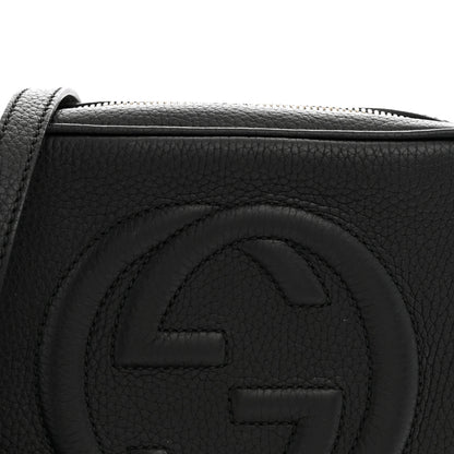 Gucci Pebbled Calfskin Small Soho Disco Bag Black 7 of 9