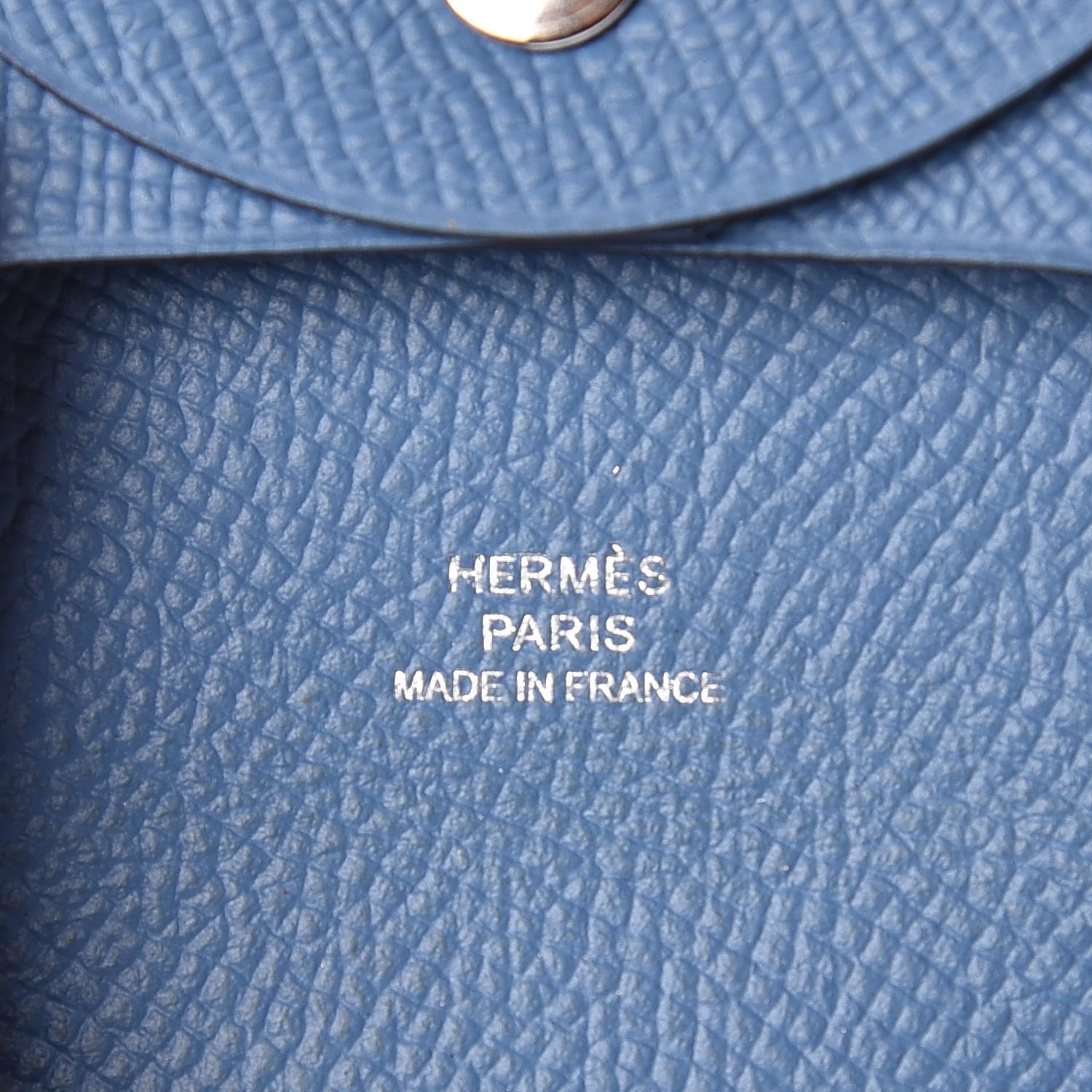 Hermes Epsom Bastia Coin Purse Bleu Azur 6 of 8