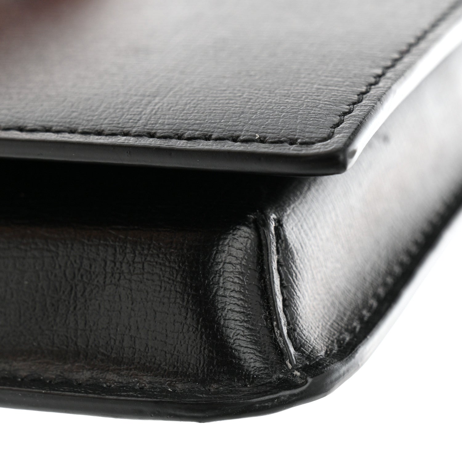 Saint Laurent Smooth Calfskin Monogram Phone Holder Crossbody Black 10 of 11