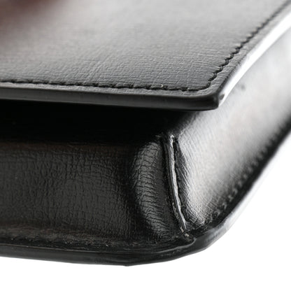 Saint Laurent Smooth Calfskin Monogram Phone Holder Crossbody Black 10 of 11