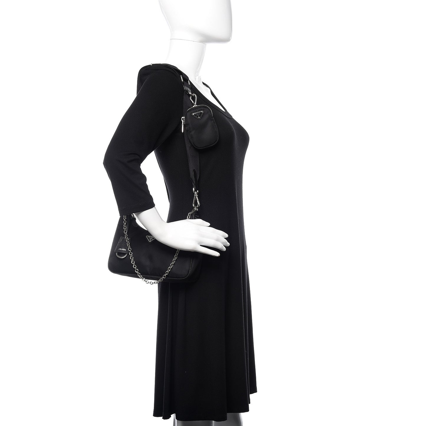 Nylon Re-Edition 2005 Shoulder Bag Black