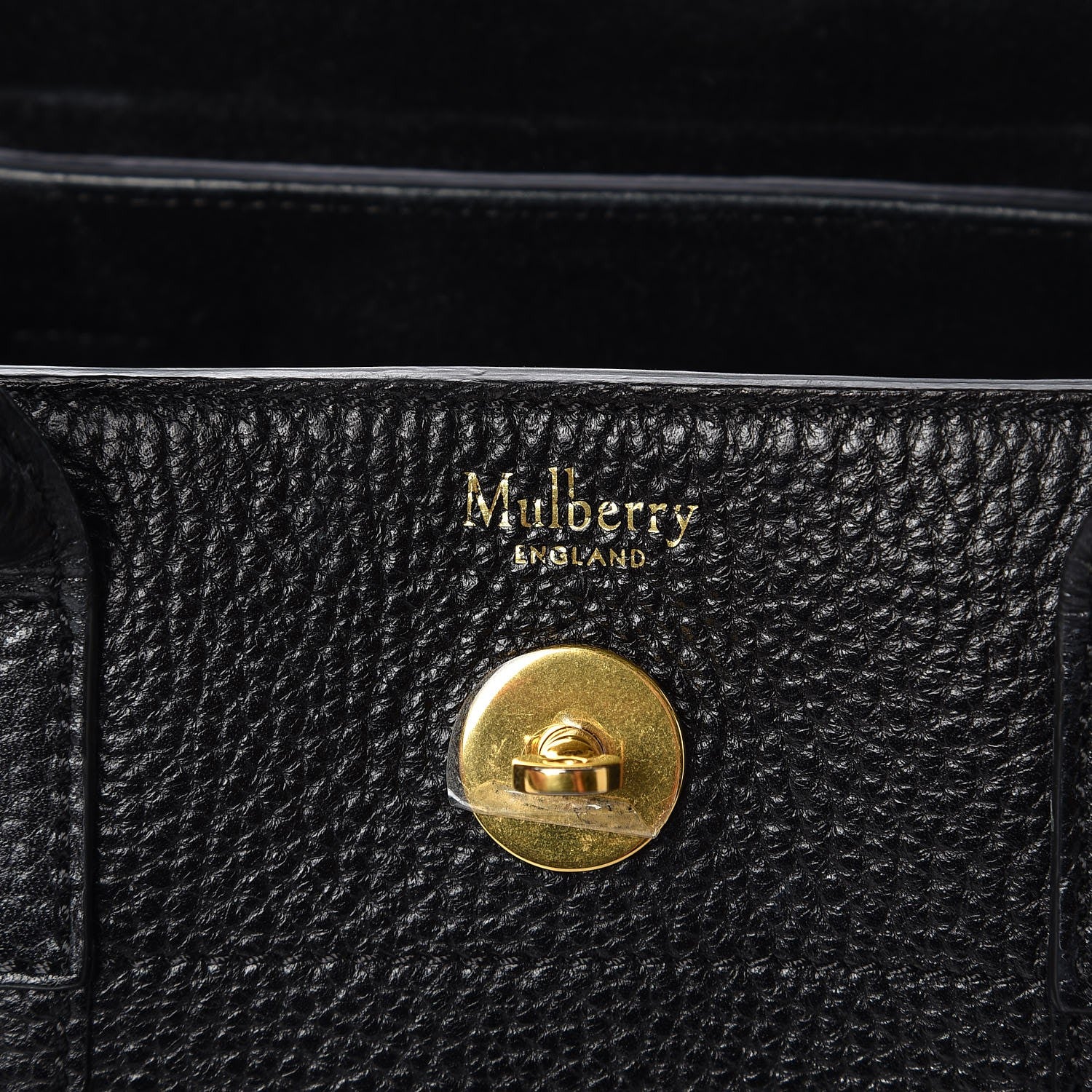 Mulberry Natural Grain Leather Small New Bayswater Black 6 of 6